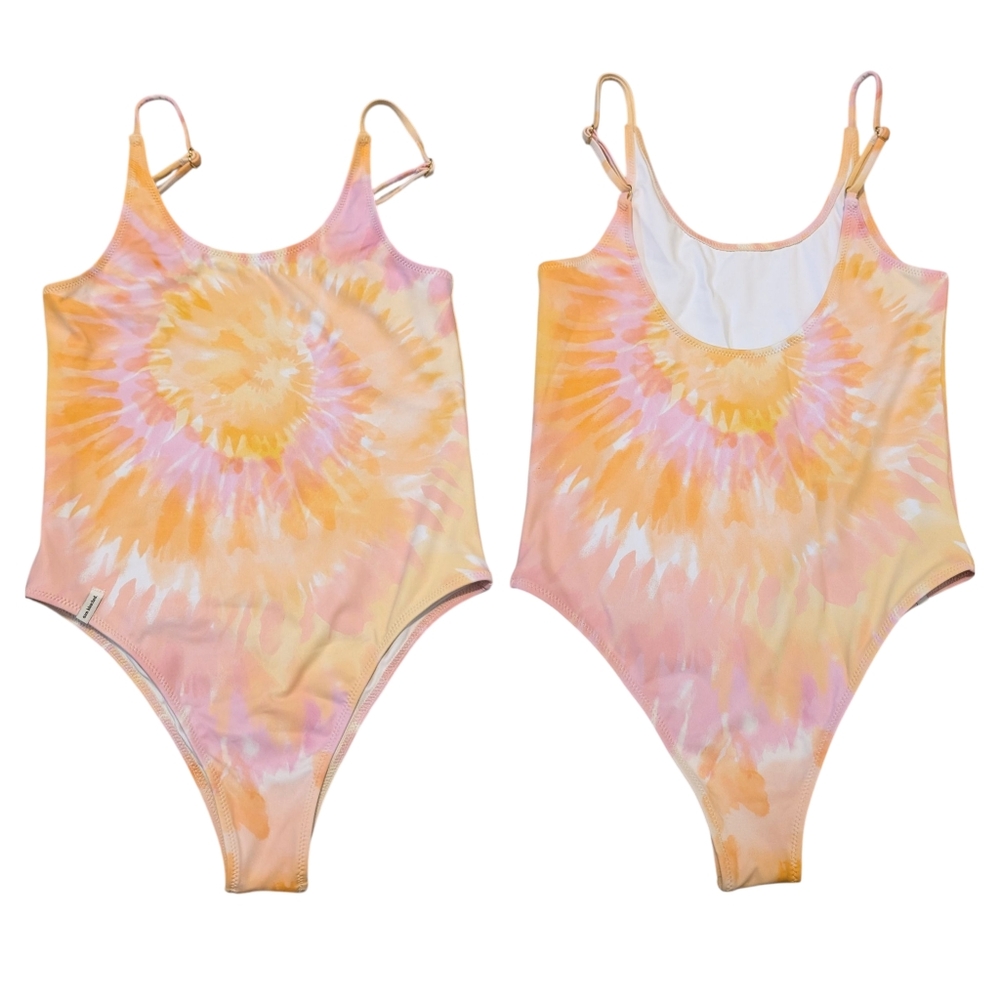 Sun Bleached Swim Laguna Classic Cheeky One Piece Swim Suit Size Large